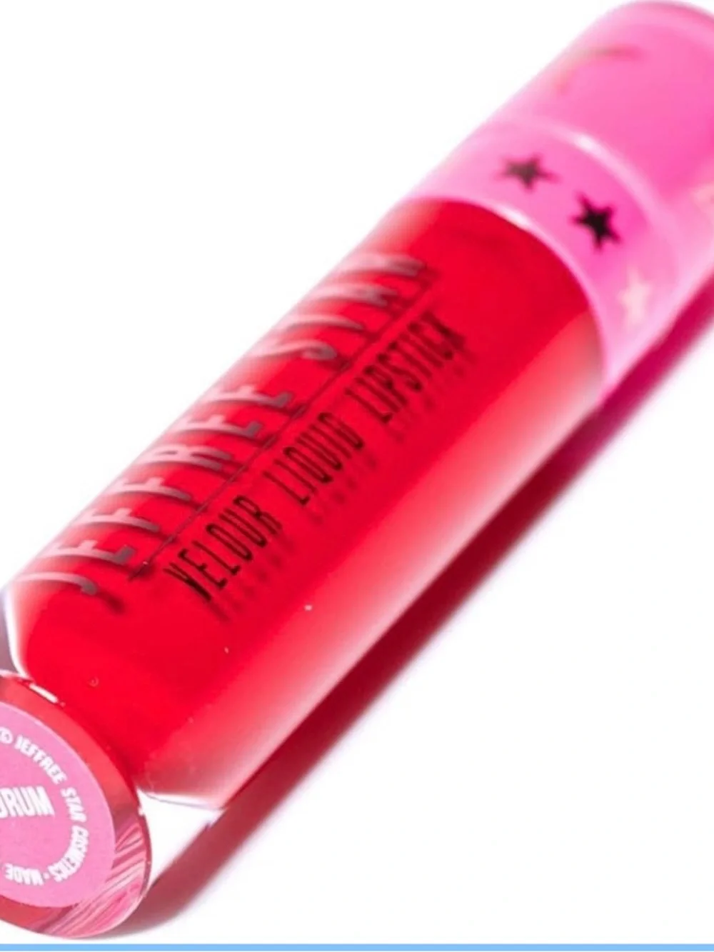 Jeffree Star Velour Liquid Lipstick -“Redrum “with Pink Cap